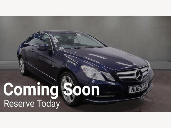 Mercedes-Benz E Class 2.1 E220 CDI BlueEfficiency SE G-Tronic+ Euro 5 (s/s) 2dr