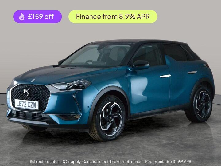 DS AUTOMOBILES DS 3 Crossback 1.2 PureTech Rivoli Crossback EAT8 Euro 6 (s/s) 5dr DS AUTOMOBILES DS 3 Crossback 1.2 PureTech Rivoli Crossback EAT8 Euro 6 (s/s) 5dr