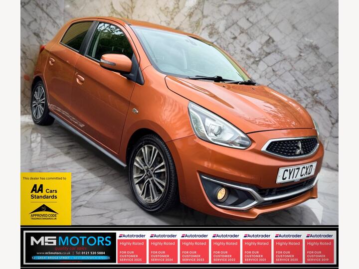 Mitsubishi Mirage 1.2 Juro Euro 6 (s/s) 5dr Mitsubishi Mirage 1.2 Juro Euro 6 (s/s) 5dr