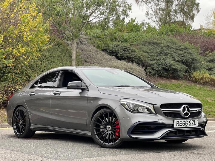 Mercedes-Benz CLA 2.0 CLA45 AMG Coupe SpdS DCT 4MATIC Euro 6 (s/s) 4dr Mercedes-Benz CLA 2.0 CLA45 AMG Coupe SpdS DCT 4MATIC Euro 6 (s/s) 4dr