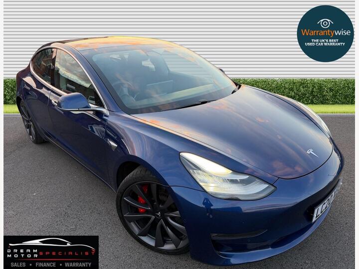 Tesla Model 3 (Dual Motor) Performance Auto 4WDE 4dr (Performance Upgrade) Tesla Model 3 (Dual Motor) Performance Auto 4WDE 4dr (Performance Upgrade)