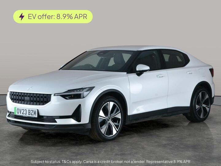 Polestar Polestar 2 Single Motor 69kWh Standard Range Fastback Auto FWD 5dr Polestar Polestar 2 Single Motor 69kWh Standard Range Fastback Auto FWD 5dr