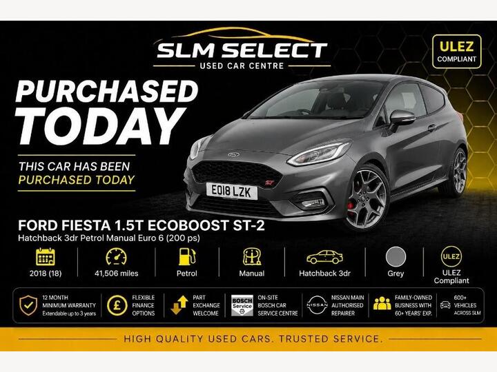 Ford Fiesta 1.5T EcoBoost ST-2 Euro 6 3dr