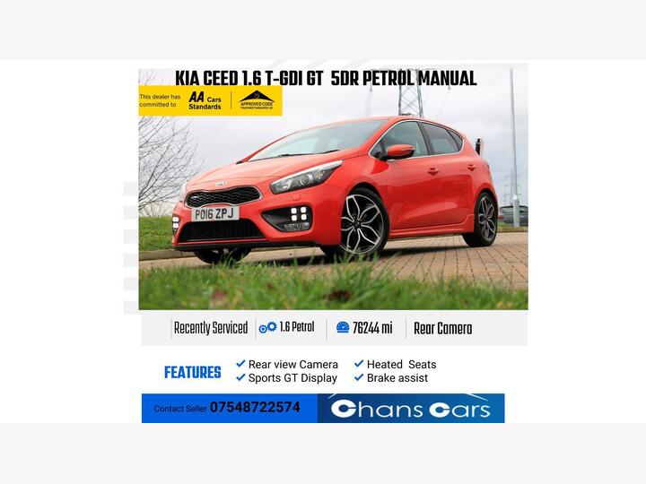 Kia Ceed 1.6 T-GDi GT Euro 6 5dr