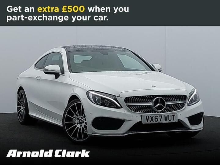 Mercedes-Benz C Class 2.0 C200 AMG Line (Premium) G-Tronic+ Euro 6 (s/s) 2dr