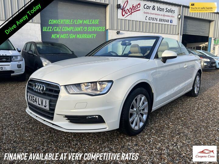 Audi A3 Cabriolet 2.0 TDI SE Euro 6 (s/s) 2dr Audi A3 Cabriolet 2.0 TDI SE Euro 6 (s/s) 2dr