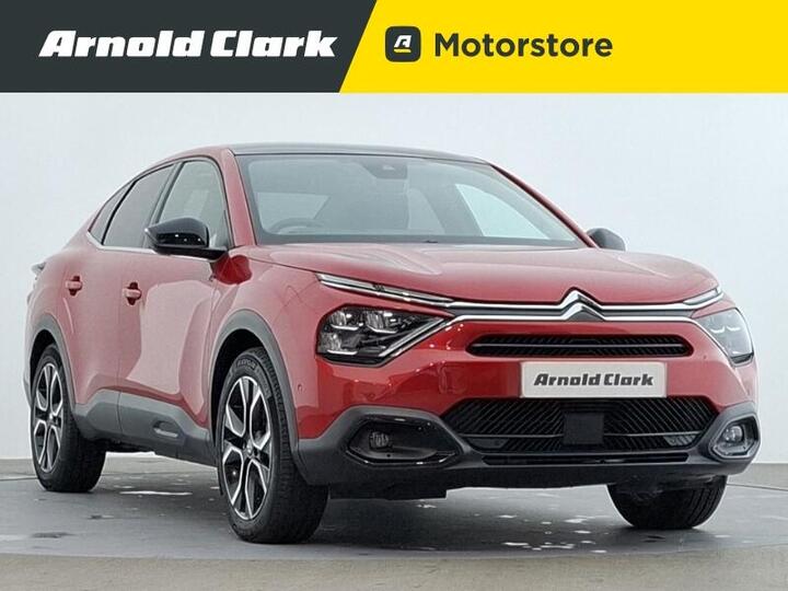 Citroen E-C4 X 50kWh Shine Plus Fastback Auto 4dr (7.4kW Charger) Citroen E-C4 X 50kWh Shine Plus Fastback Auto 4dr (7.4kW Charger)