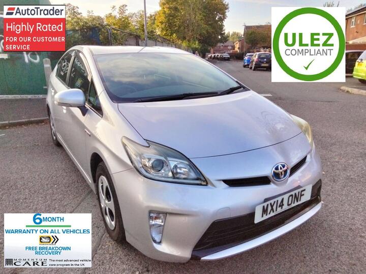 Toyota Prius 1.8 VVT-h T Spirit Hatchback 5dr Petrol Hybrid CVT Euro 5 (s/s) (136 Ps) Toyota Prius 1.8 VVT-h T Spirit Hatchback 5dr Petrol Hybrid CVT Euro 5 (s/s) (136 Ps)