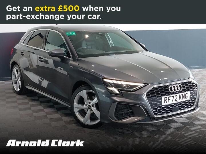 Audi A3 1.0 TFSI 30 S Line Sportback S Tronic Euro 6 (s/s) 5dr