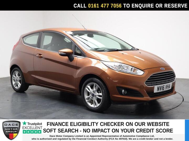 Ford FIESTA 1.25 Zetec Euro 6 3dr