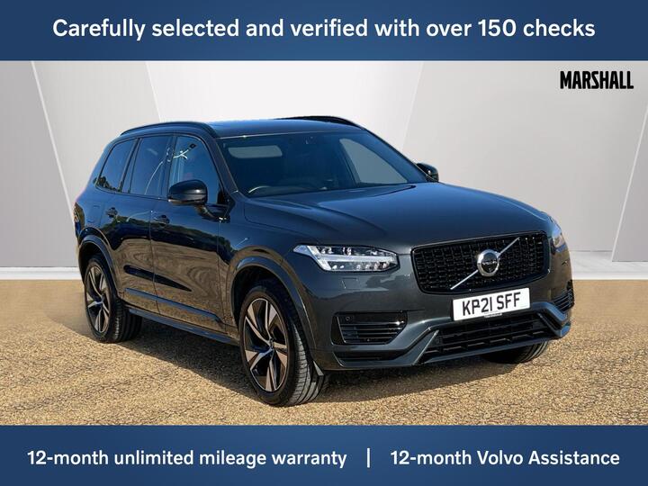 Volvo XC90 2.0h T8 Twin Engine Recharge 11.6kWh R-Design Auto 4WD Euro 6 (s/s) 5dr