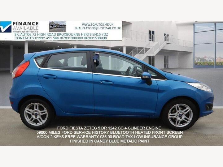 Ford Fiesta 1.25 Zetec Euro 5 5dr