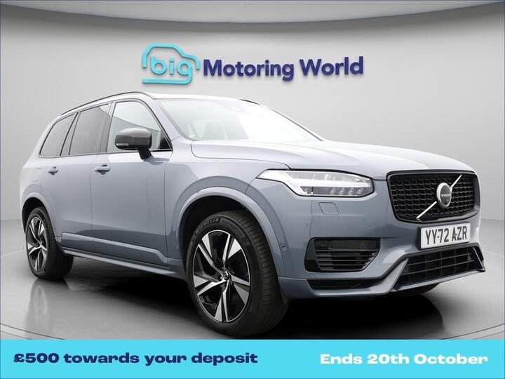 Volvo XC90 2.0h T8 Recharge 18.8kWh Plus Auto 4WD Euro 6 (s/s) 5dr
