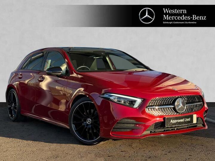 Mercedes-Benz A-Class Hatch 1.3 A180 AMG Line Night Edition (Premium Plus) 7G-DCT Euro 6 (s/s) 5dr Mercedes-Benz A-Class Hatch 1.3 A180 AMG Line Night Edition (Premium Plus) 7G-DCT Euro 6 (s/s) 5dr