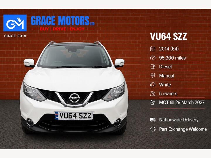 Nissan Qashqai 1.6 DCi Tekna 2WD Euro 5 (s/s) 5dr