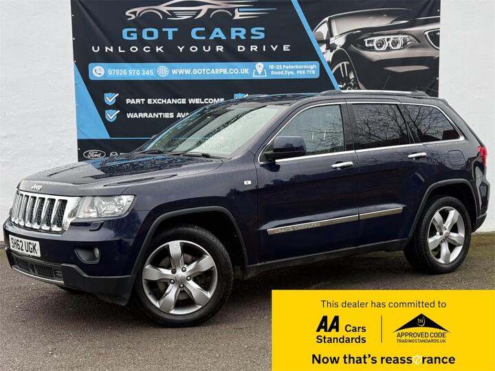 Jeep Grand Cherokee 3.0 V6 CRD Overland Auto 4WD Euro 5 5dr