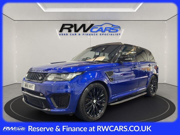 Land Rover RANGE ROVER SPORT 5.0 V8 SVR Auto 4WD Euro 6 (s/s) 5dr