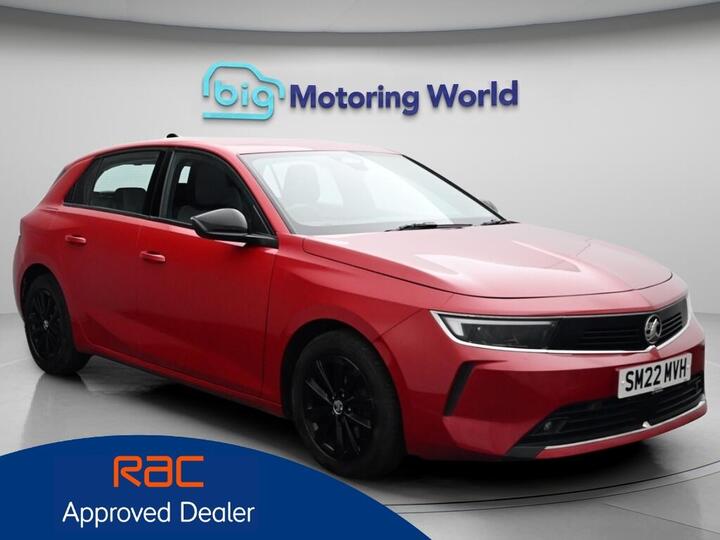 Vauxhall Astra 1.2 Turbo Design Euro 6 (s/s) 5dr
