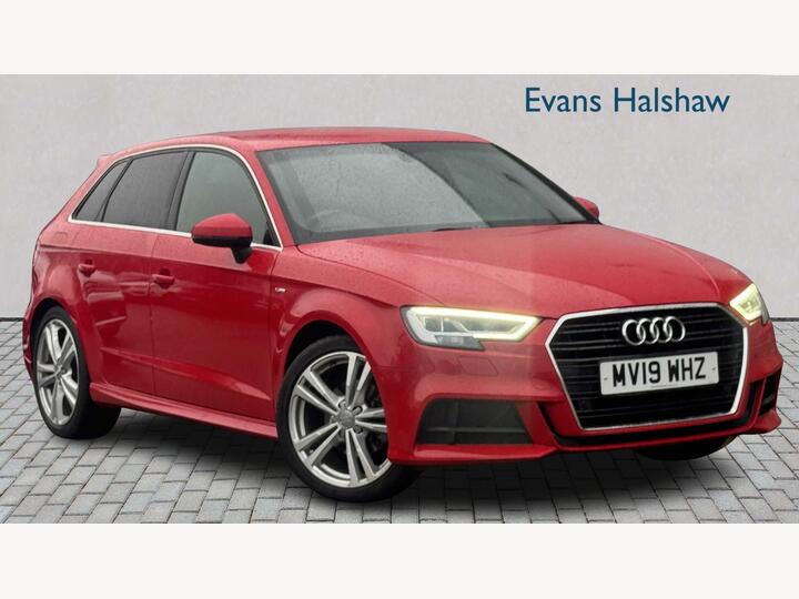 Audi A3 SPORTBACK 1.0 TFSI 30 S Line Sportback Euro 6 (s/s) 5dr