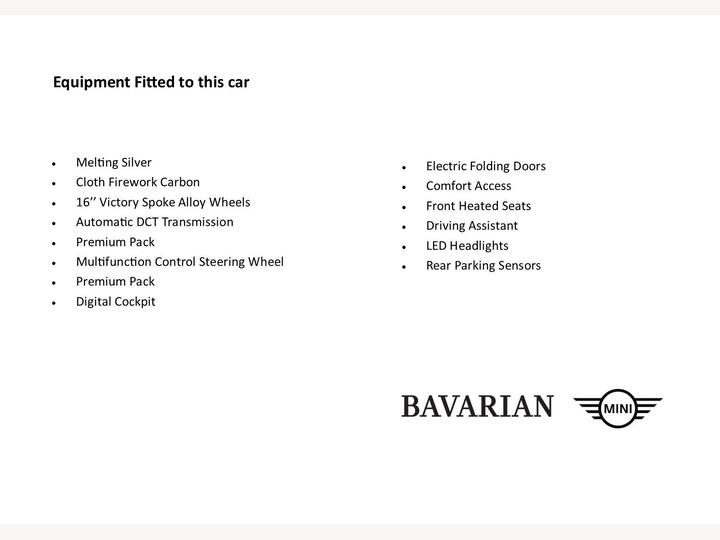 MINI Hatch 1.5 Cooper Classic Steptronic Euro 6 (s/s) 5dr