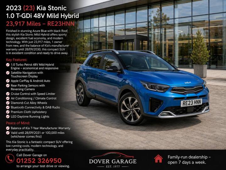 Kia Stonic 1.0 T-GDi MHEV GT-Line S DCT Euro 6 (s/s) 5dr