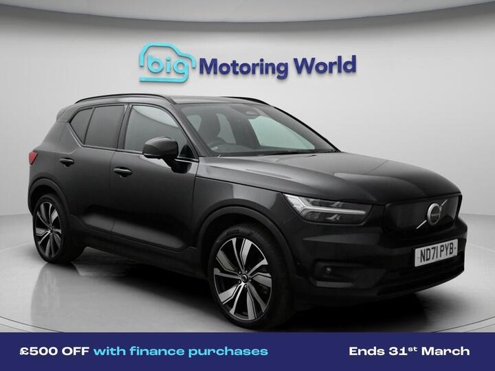 Volvo XC40 Recharge Twin 78kWh Pro Auto AWD 5dr