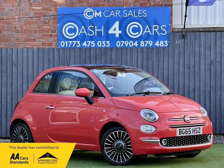 Fiat 500 1.2 Lounge Euro 6 (s/s) 3dr
