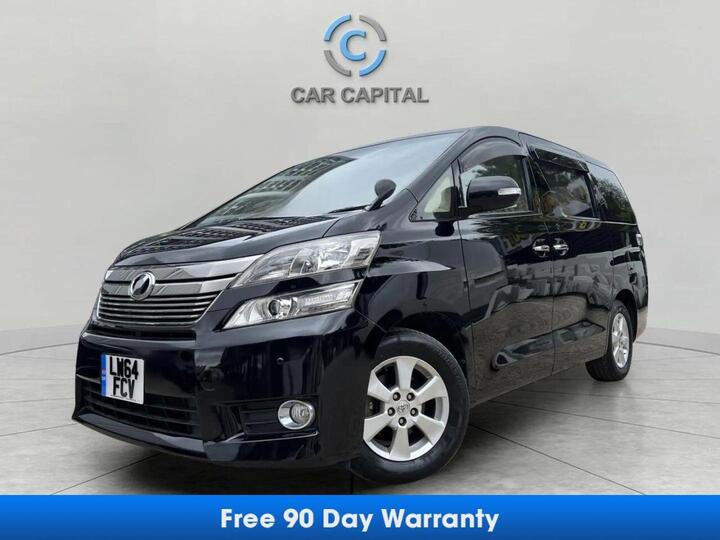 Toyota VELLFIRE 2.4 CVT PETROL 8 SEATS 240 S PRIME WARRANTY+2 KEYS+REVCAM+SATNAV+HPI