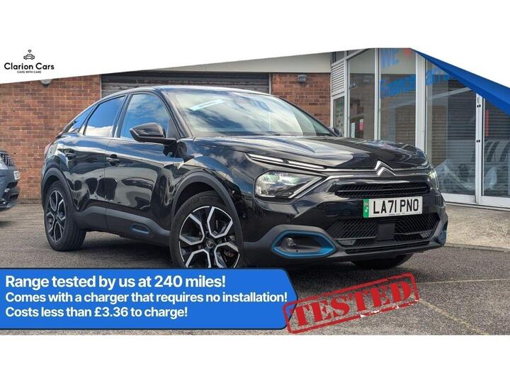 Citroen E-C4 50kWh Shine Plus Auto 5dr (7.4kW Charger) Citroen E-C4 50kWh Shine Plus Auto 5dr (7.4kW Charger)