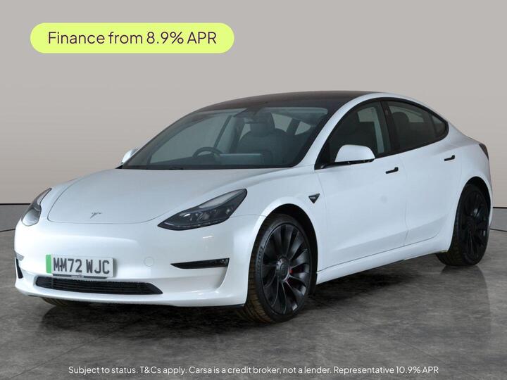 Tesla Model 3 (Dual Motor) Performance Auto 4WDE 4dr (Performance Upgrade)