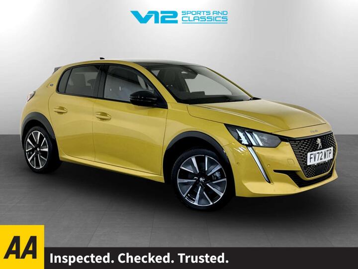 Peugeot E-208 50kWh GT Auto 5dr (7.4kW Charger)