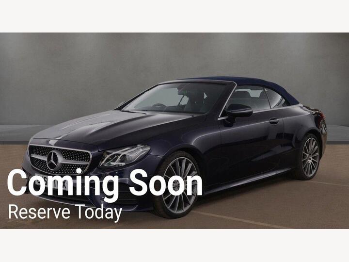 Mercedes-Benz E Class 2.0 E220d AMG Line (Premium) Cabriolet G-Tronic+ Euro 6 (s/s) 2dr