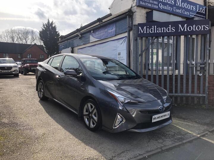 Toyota Prius 1.8 VVT-h Excel CVT Euro 6 (s/s) 5dr (15in Alloy)