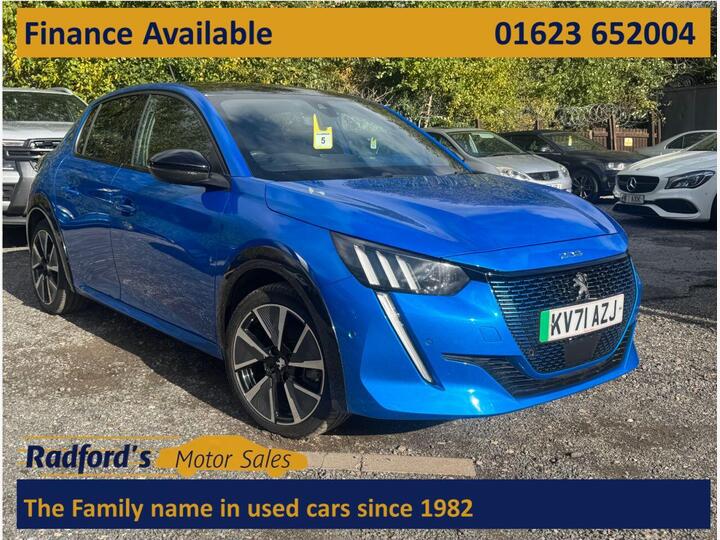 Peugeot E-208 50kWh GT Auto 5dr Peugeot E-208 50kWh GT Auto 5dr