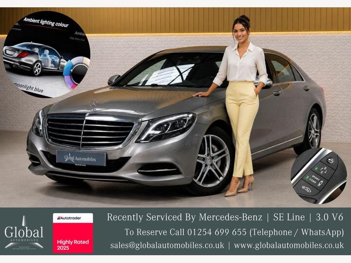 Mercedes-Benz S-CLASS 3.0 S350L V6 BlueTEC SE Line G-Tronic+ Euro 6 (s/s) 4dr