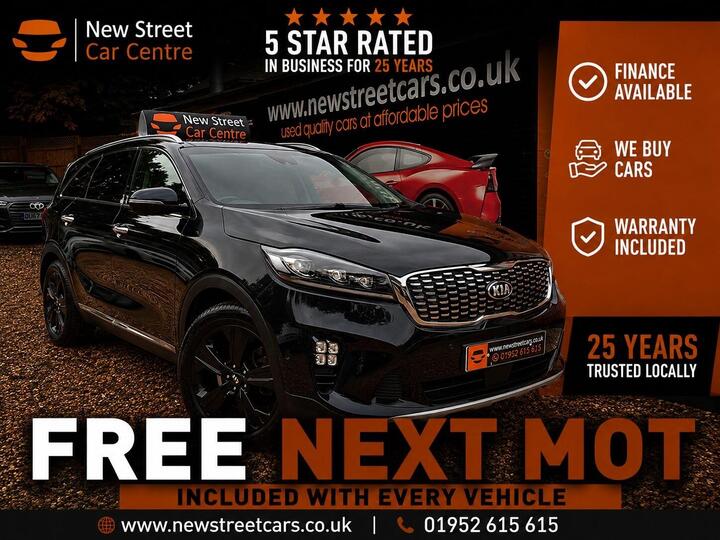 Kia Sorento 2.2 CRDi GT-Line S Auto AWD Euro 6 (s/s) 5dr