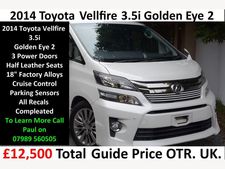 Toyota Vellfire 3.5I Z Golden Eye 2, Auto