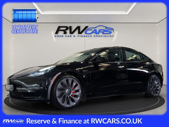 Tesla Model 3 (Dual Motor) Performance Auto 4WDE 4dr (Performance Upgrade)