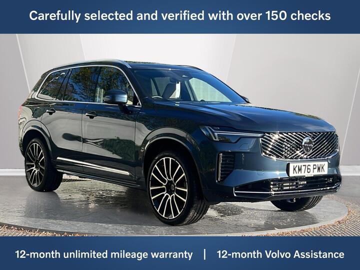 Volvo XC90 2.0 T8 18.8kWh Ultra Bright Auto 4WD Euro 6 (s/s) 5dr