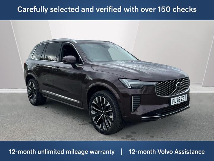 Volvo XC90 2.0 T8 18.8kWh Ultra Bright Auto 4WD Euro 6 (s/s) 5dr