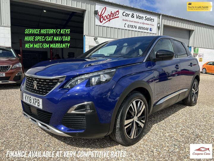 Peugeot 3008 1.6 BlueHDi GT Line Euro 6 (s/s) 5dr
