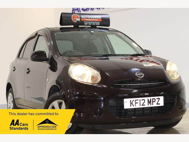 Nissan Micra 1.2 12V Acenta CVT Euro 5 5dr Nissan Micra 1.2 12V Acenta CVT Euro 5 5dr