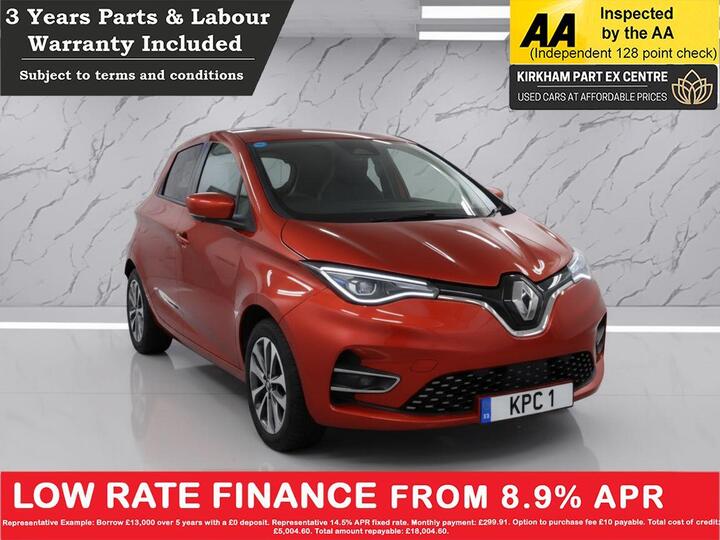 Renault ZOE R135 52kWh GT Line Auto 5dr (i, Rapid Charge)