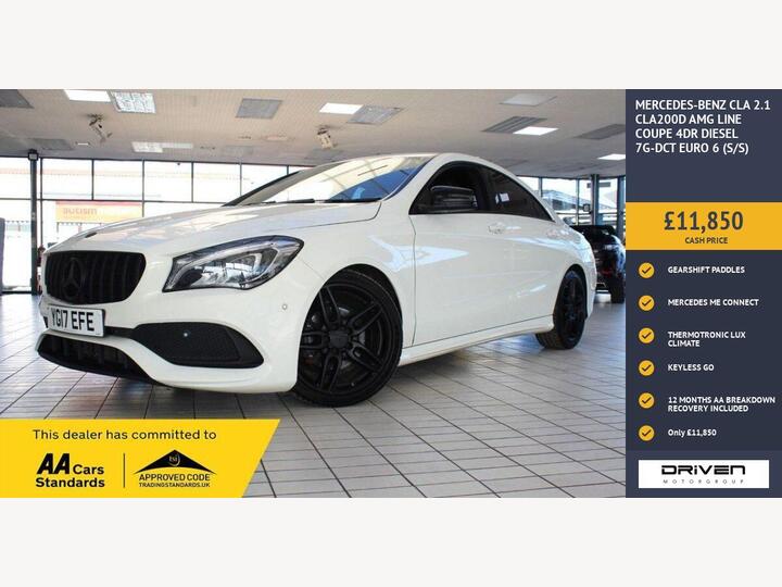 Mercedes-Benz CLA 2.1 CLA200d AMG Line Coupe 7G-DCT Euro 6 (s/s) 4dr Mercedes-Benz CLA 2.1 CLA200d AMG Line Coupe 7G-DCT Euro 6 (s/s) 4dr