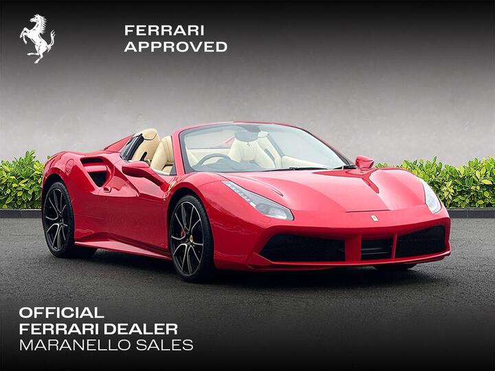 Ferrari 488 3.9T V8 Spider F1 DCT Euro 6 (s/s) 2dr Ferrari 488 3.9T V8 Spider F1 DCT Euro 6 (s/s) 2dr