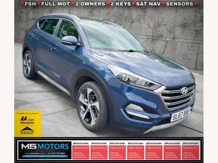 Hyundai TUCSON 1.7 CRDi Blue Drive Sport Edition Euro 6 (s/s) 5dr