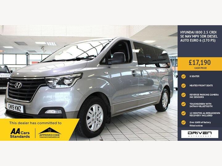 Hyundai I800 2.5 CRDi SE Nav Auto Euro 6 5dr Hyundai I800 2.5 CRDi SE Nav Auto Euro 6 5dr