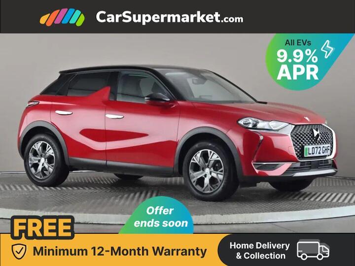 DS AUTOMOBILES Ds 3 E-TENSE 50kWh Bastille Crossback Auto 5dr