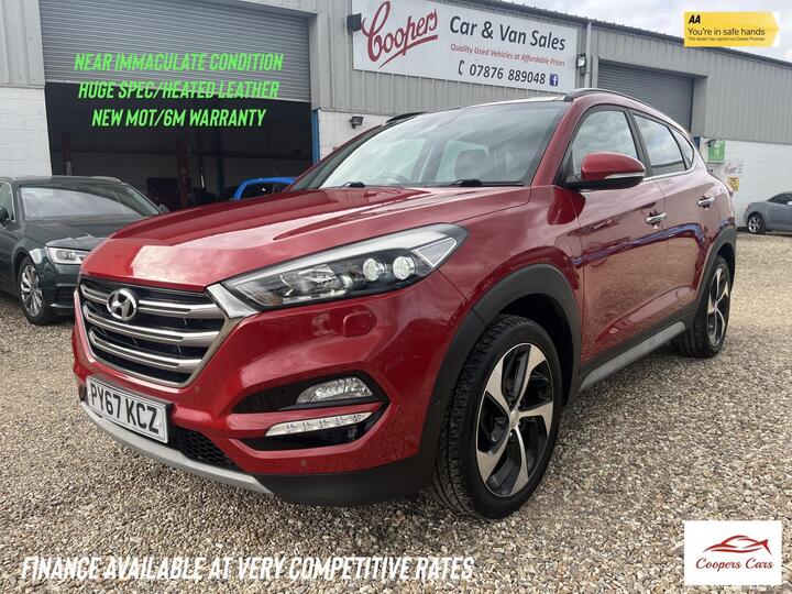 Hyundai TUCSON 1.7 CRDi Blue Drive Premium SE DCT Euro 6 (s/s) 5dr
