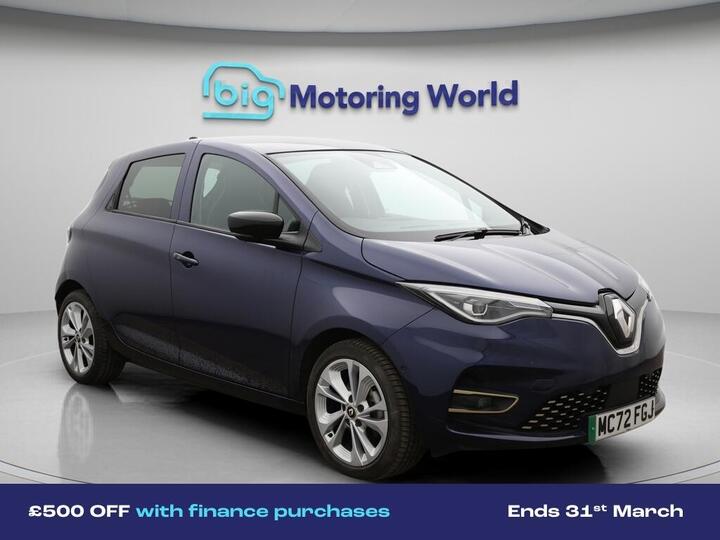 Renault Zoe R135 EV50 52kWh Iconic Auto 5dr (Boost Charge)